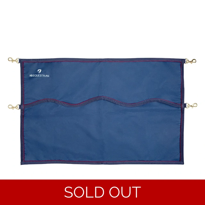 product Image for Hy Equestrian Stable Guard Plus 60 x 95cm Navy/Burgundy